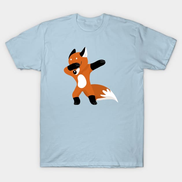 Dabbing Fox Pose T-Shirt by sanseffort